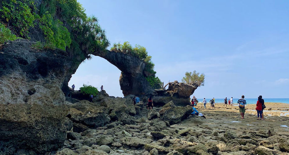 Shaheed Dweep and its natural coastline